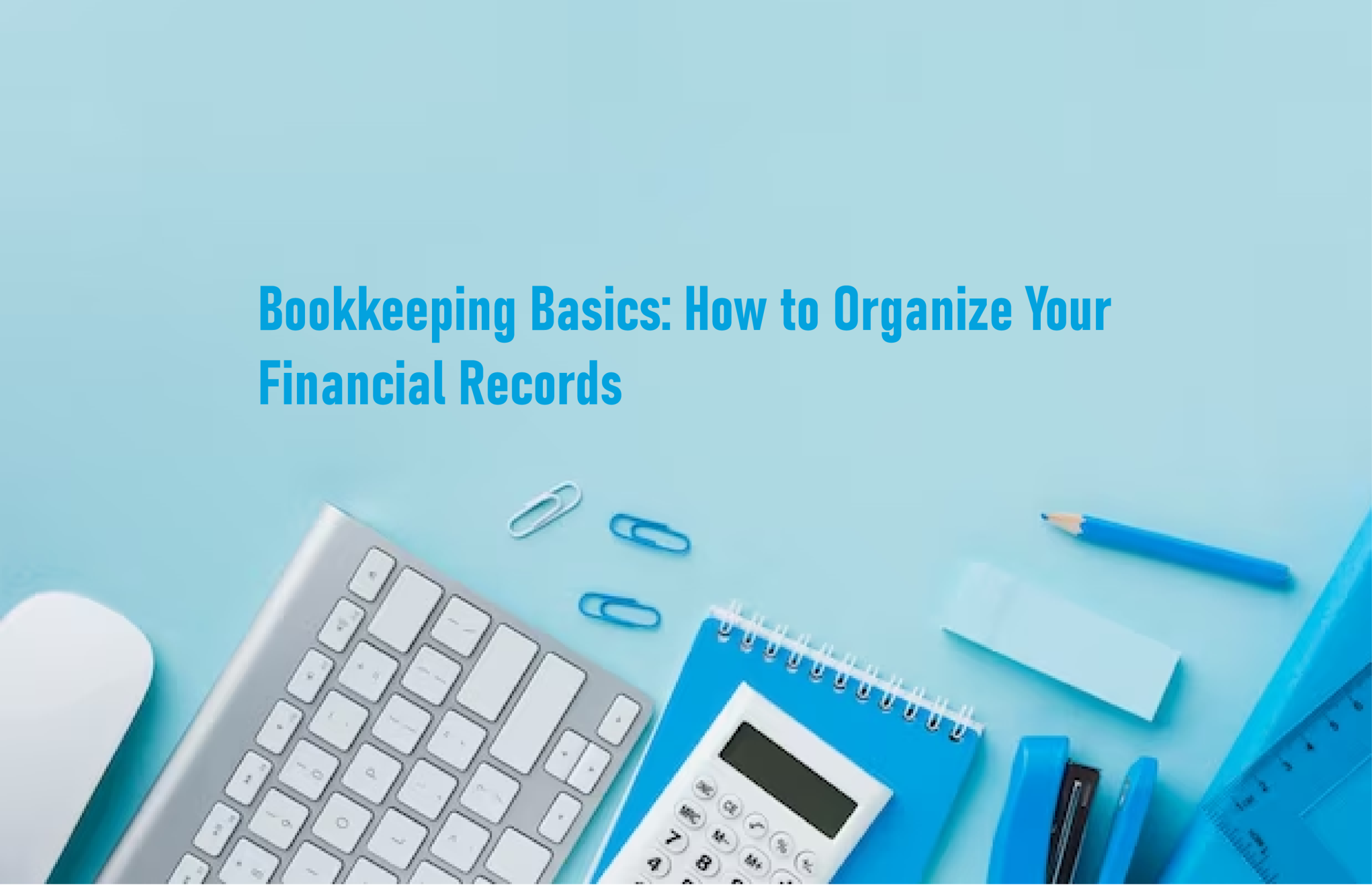 Bookkeeping Basics How to Organize Your Financial Records